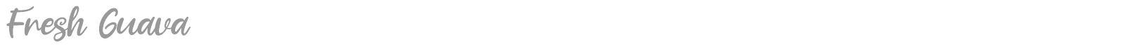 Fresh Guava font preview